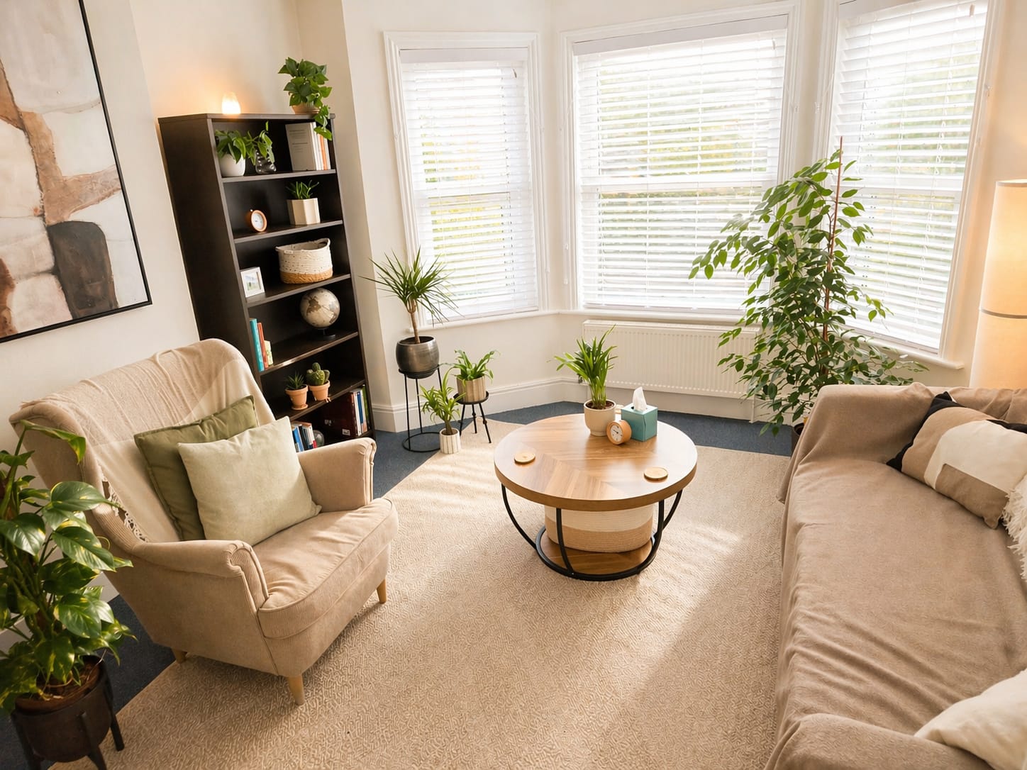 Therapy room waiting area, Parkstone, Poole